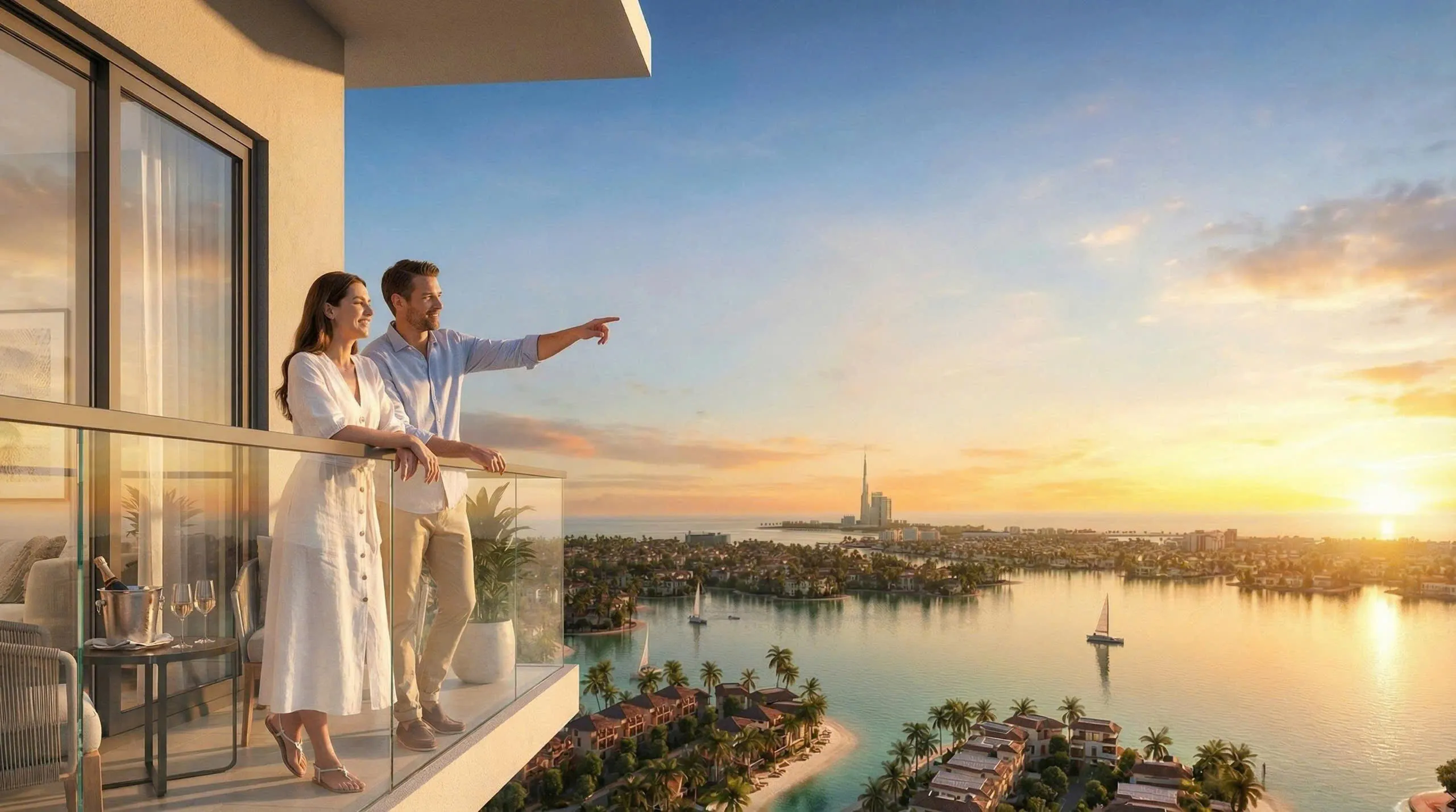 Tầm nhìn từ căn penthouse Imperia Green Paradise