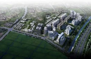 Phối cảnh tổng thể khu vực dự án Imperia Hanoi Garden City tại Thạch Bàn, Long Biên